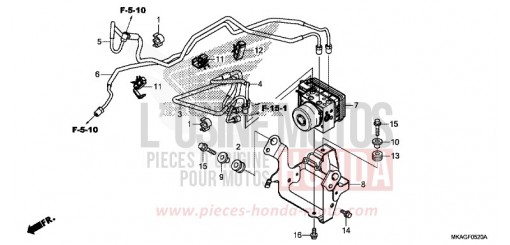 MODULATEUR ABS NC750SAJ de 2018